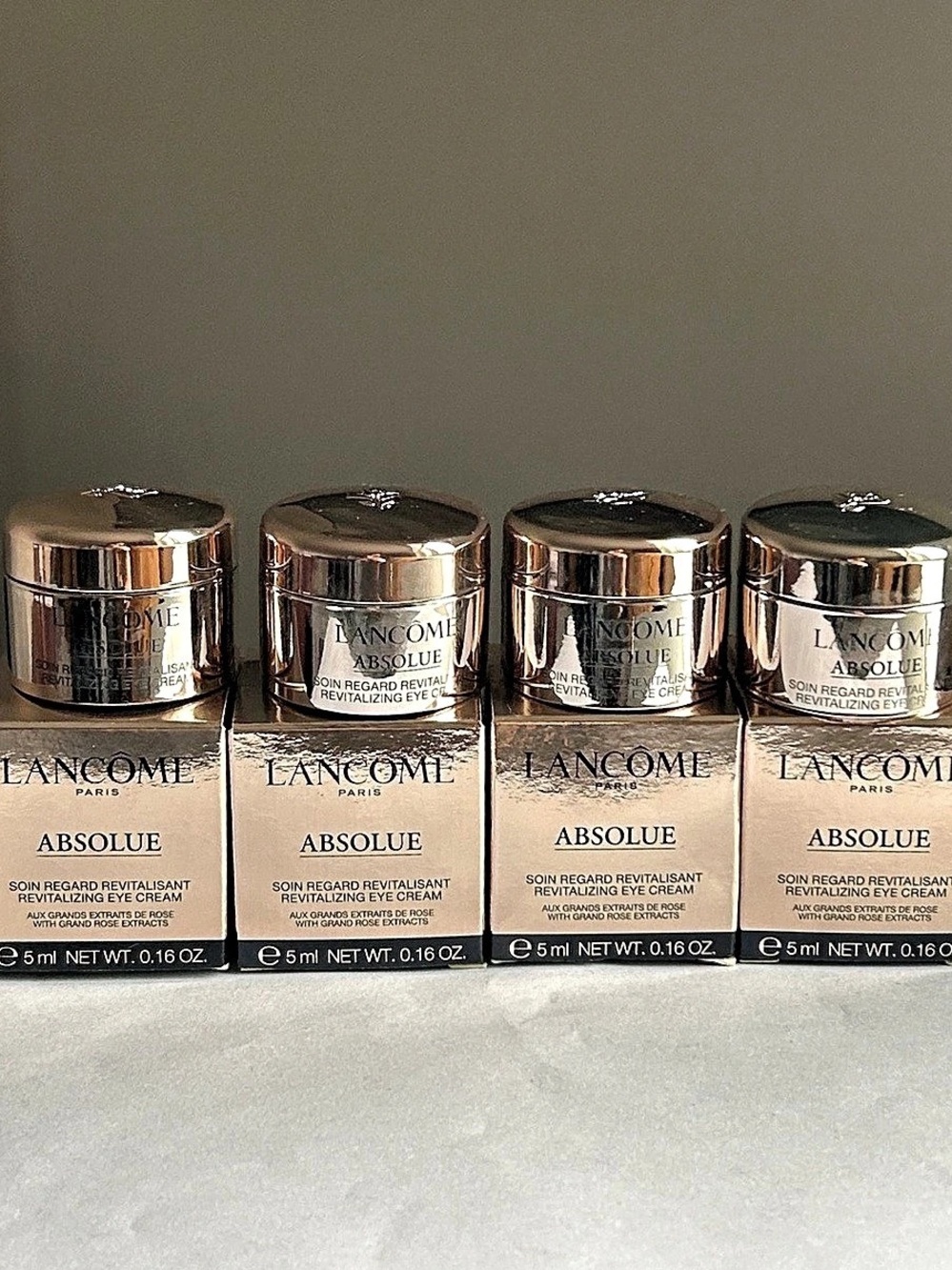 5mlx4 Lancôme Absolue Revitalizing Eye Cream 4-Piece Set